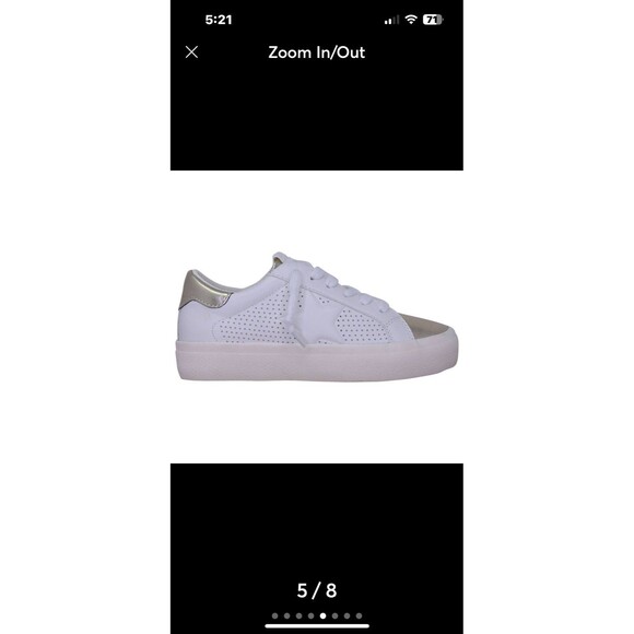Women's Vintage Havana IVY Ro Vint White IVY 2/WHT Size 6.5 Gold Star Retro - Picture 1 of 8